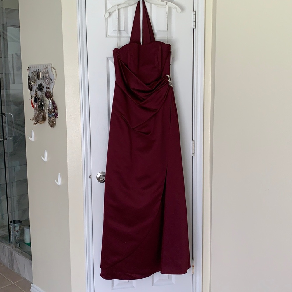 Wine Colored Bridesmaid Dress - Never Worn